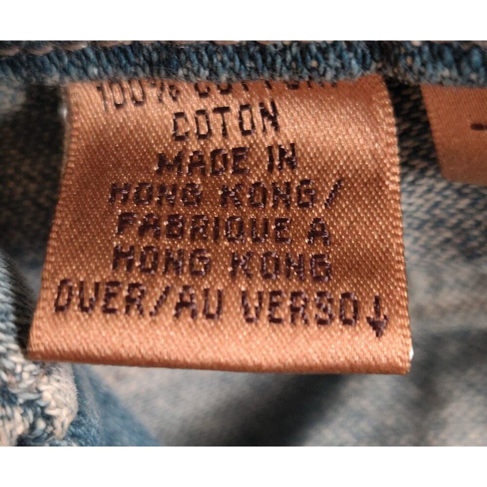 Vintage Y2K Embroidered Denim Jeans Sz 6 Dana Buchman Ileana Boho Boot Cut - Picture 14 of 16